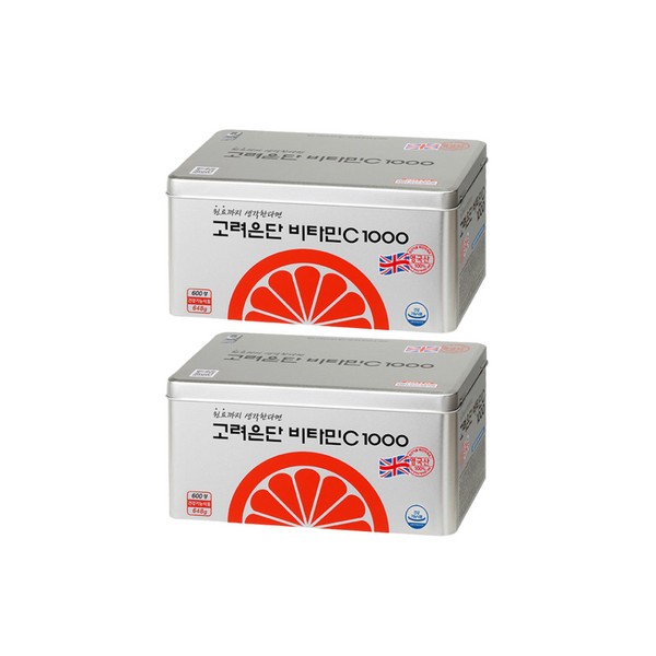 [On Sale] Korea Eundan Vitamin C 1000 600 tablets x 2 boxes / [온세일]고려은단 비타민C1000 600정 x2통