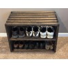 Darla's Studio 66 Rustic Wooden Shoe Rack Bench – 2-Tier