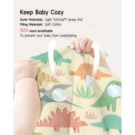 TOTBASIC Sleep Sack 18-24 Months, Light Wearable Blanket Baby Sleeping Bag with 2-Way Safe Zippers, Soft Sleepsacks for Babies,2-Pack,0.5 TOG
