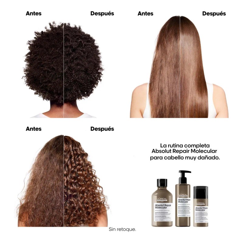 Máscara Reparación Molecular Absolut Repair Molecular 250ml L'Oréal Professionnel