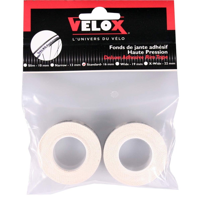Velox Jante Cotton Tape 16mm Cotton Rim Tape - White,