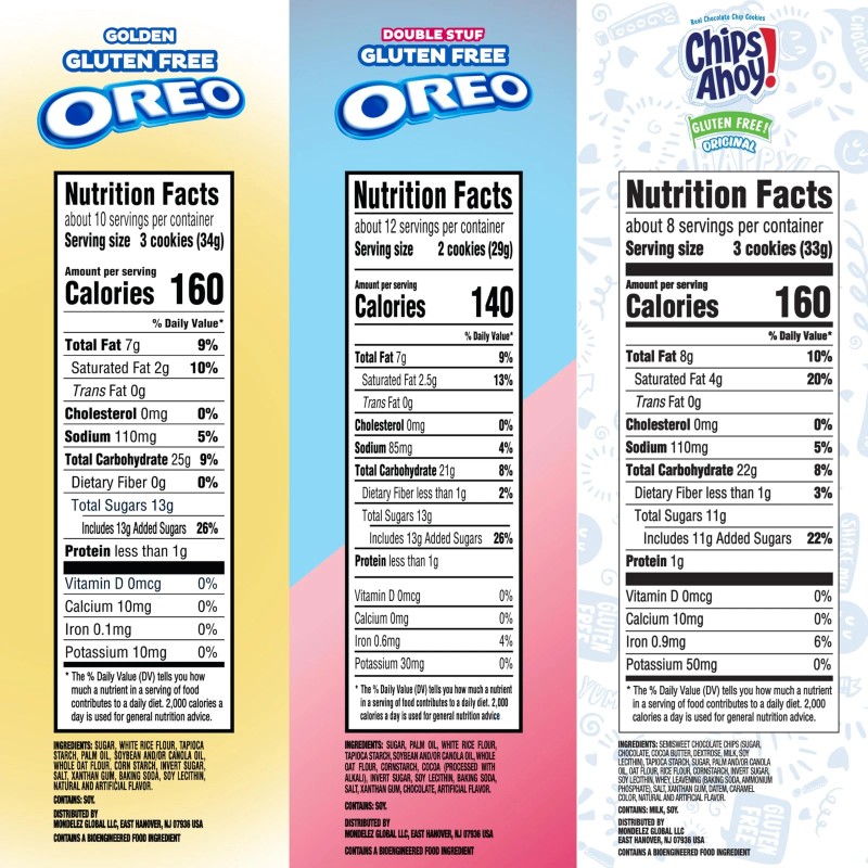 Oreo Gluten Free OREO and CHIPS AHOY Variety Pack 3