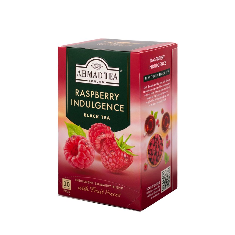 Ahmad Tea Raspberry Indulgence Black Tea 20ct