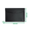 Leitz A4 Sammelmappe mit Druckknopfverschluss, 60 Blatt, 100% recyclebar, Undurchsichtiger
