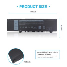 ZAYAUPVL 38Wh F62G0 Battery for Dell Inspiron 13 7000 7373 7386 2-in-1 7370 7380 5370 i7373 P83G P83G001 P87G P91G P87G001 Vostro 13 5370 Series 39DY5 F62GO 039DY5 0F62G0 RPJC3 0RPJC3 11.4V