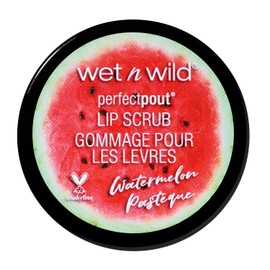 Wet n Wild Lip Scrub Watermelon – Exfoliante Labial con Aroma a Sandía, Suaviza e Hidrata, Elimina Células Muertas y Prepara los Labios para el Maquillaje, Vegano y Cruelty Free