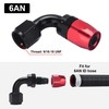 EVIL ENERGY 6AN Hose End Fitting 90 Degree Swivel for