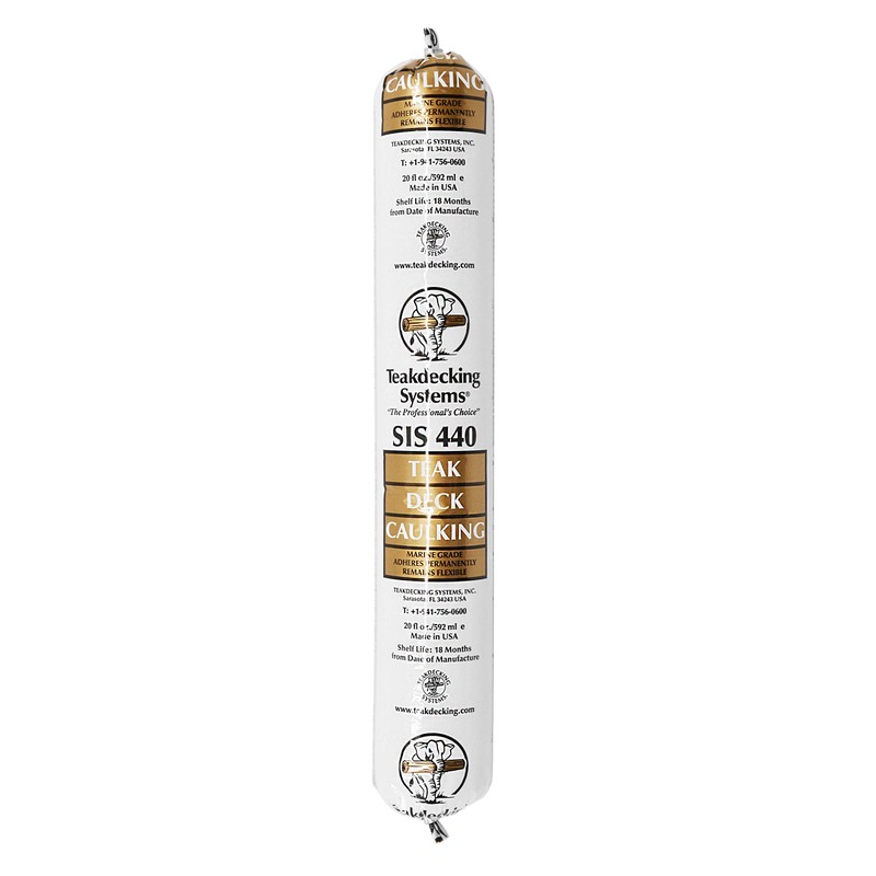 Teakdecking Systems - 20oz Marine Caulk Sausage, White - Premium