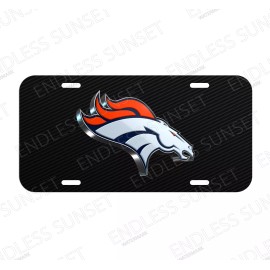 Amel For Denver Broncos Fans Football Sports USA License Plate Front Auto Tag