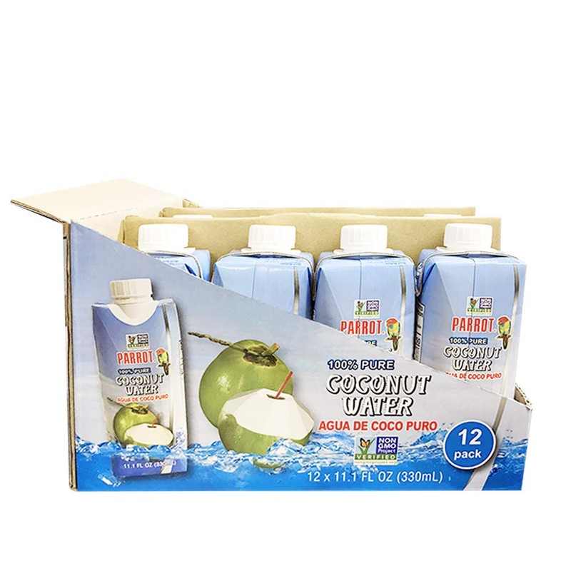 Parrot 100% Pure coconut water 11.10 fl oz 100% Juice