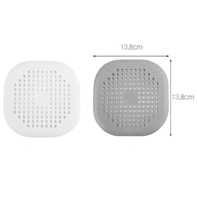 Peidesi Shower Drain Covers Silicone Tube Drain Hair Catcher Stopper