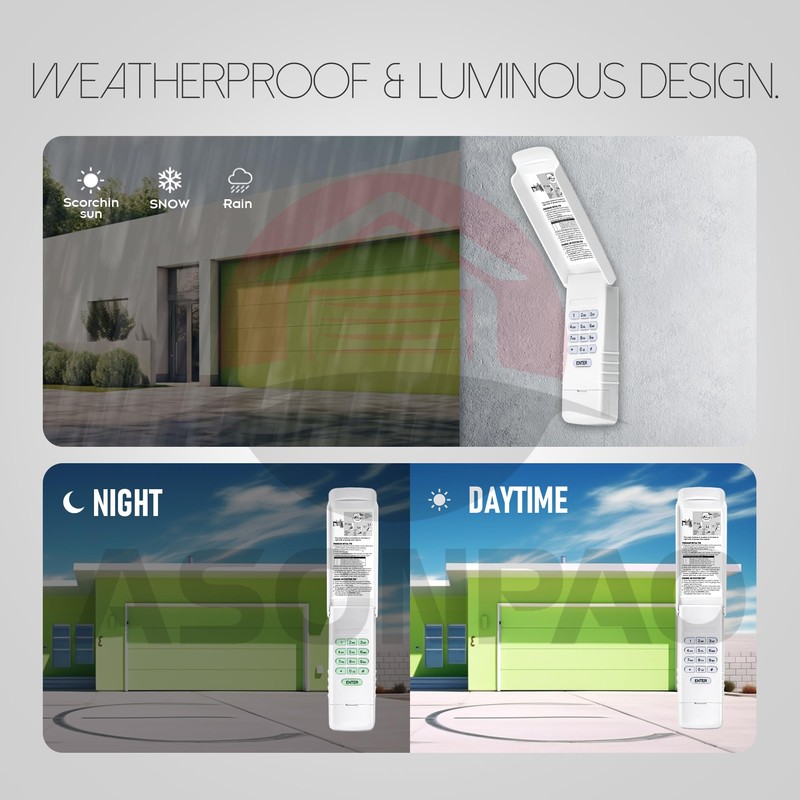 Craftsman Universal Garage Door Opener Keypad CMXZDCG440【12 Year Warranty】