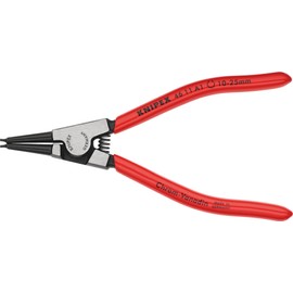 Knipex Circlip Pliers for external circlips on shafts black atramentized, plastic coated 140 mm (self-service card/blister) 46 11 A1 SB