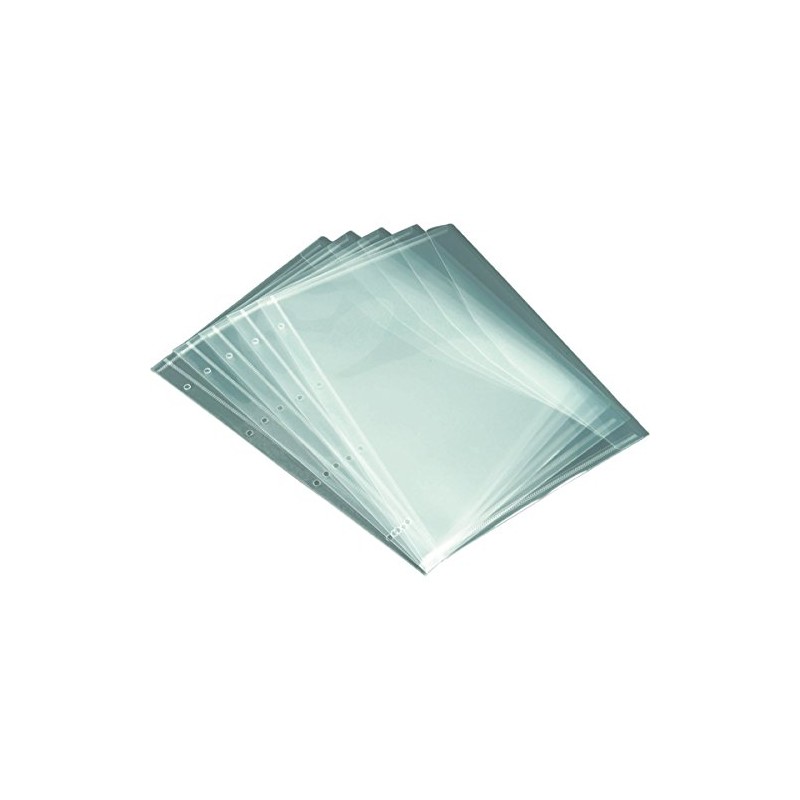 Alassio 1002-1 Document Sleeves A4 with 4 Holes Transparent (Pack