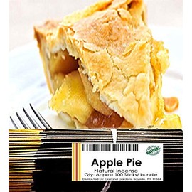 Oakland Gardens Premium Hand Dipped Incense Sticks, You Choose The Scent. 100 Sticks. (Apple Pie)