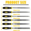 SGERUFZ 6-Piece Precise File Set for Workshop and DIY Including