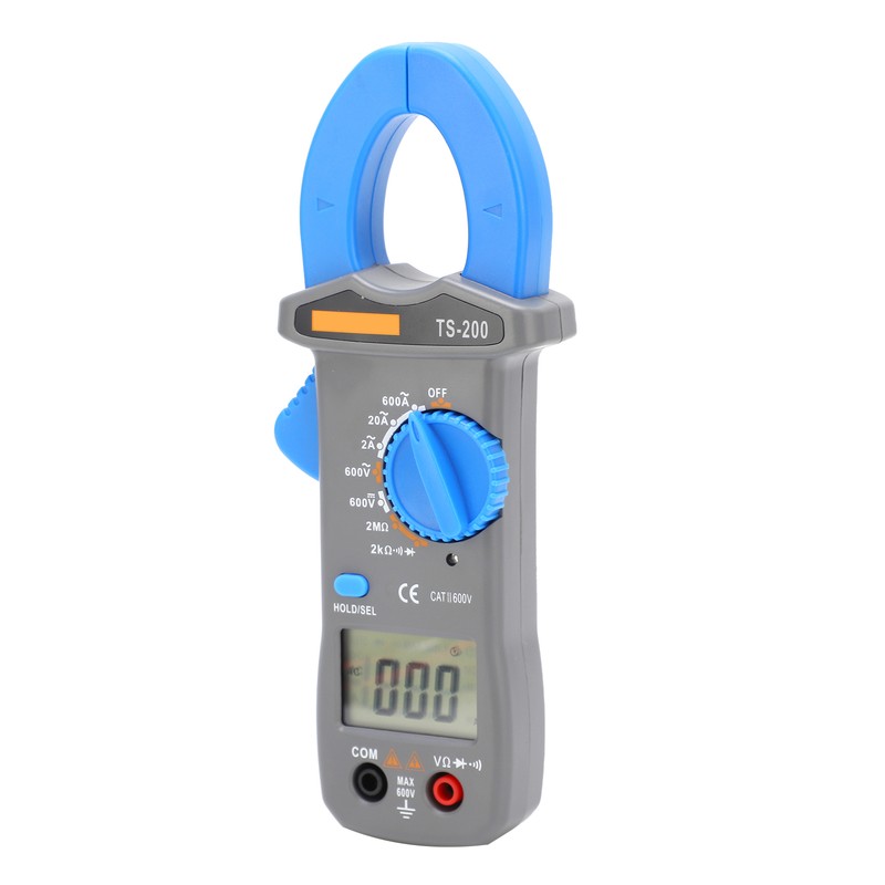 TS‑200 600A/600V High Accuracy Clamp Meter Anti Burn Multifunctional Digital