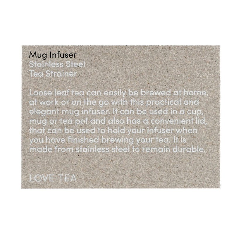 Love Tea Stainless Steel Tea Mug Infuser
