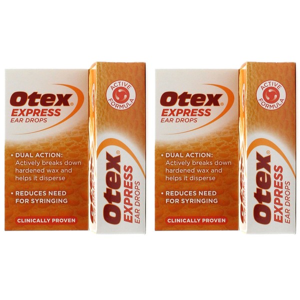 Otex Express Ear Drops 10ml - Pack of 2