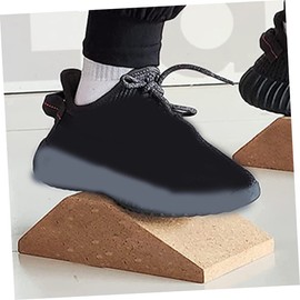 OHPHCALL Cork Yoga Fitness Block Non-Skid Calf Practical Calf Stretch Inclined Board for Home Office Use