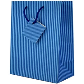 99-8568 Gift Bags Large Stripes 33 x 26 x 13 cm Pack of 10