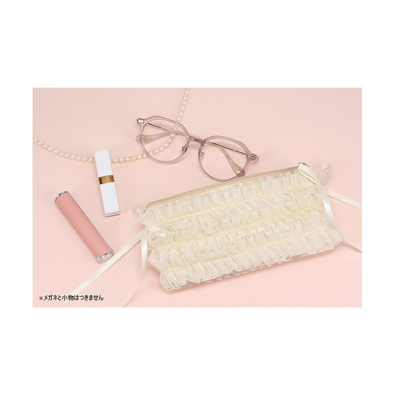 Zofu Glasses Case, Sunglasses Case, Ribbon, Ruffle, Pouch, Clothing, Stylish,