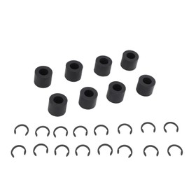 Replacement Spare Rubber Rollers for Maker for Maker 3, 8pcs Spare Rubber Rollers with 16 Fixing Ring for Cricut Repair Accessories, Prevents Slipping