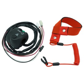 M MATI Handlebar Start Stop Kill Switch Box Aassy & Safety Lanyard for Yamaha Waverunner XL1200 XA1200 Waverunner XLT1200 XA1200 F0D-68310-01-00