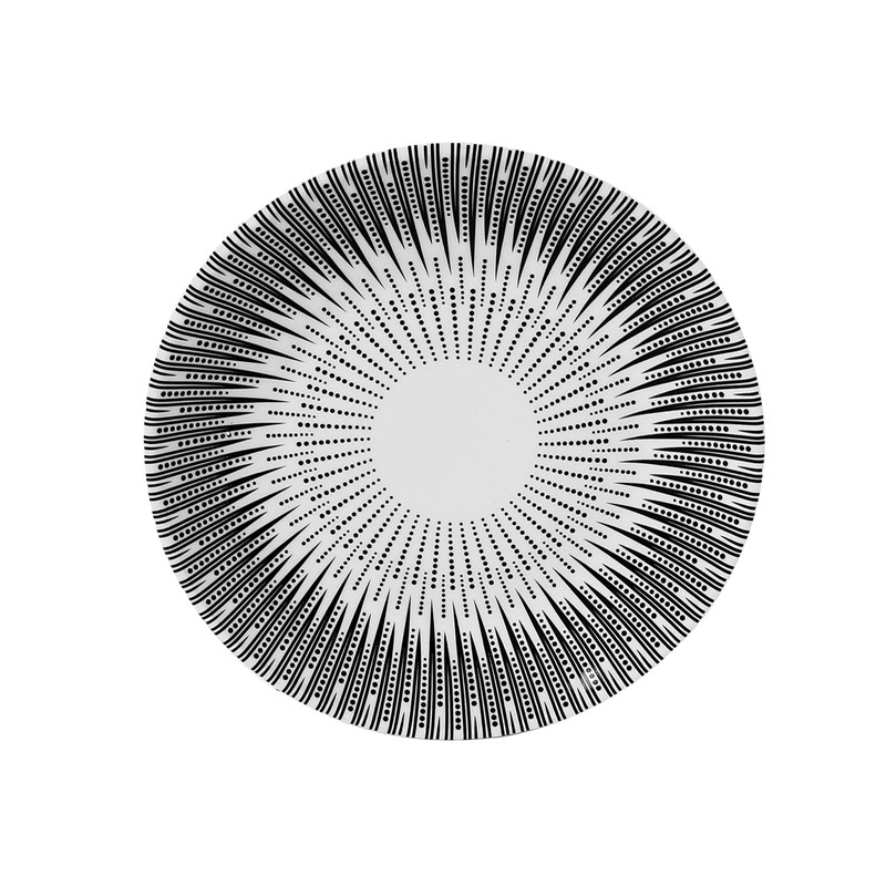 YUYHQCBT 6 Inch Set of 4 Assorted Designs, Porcelain Plates