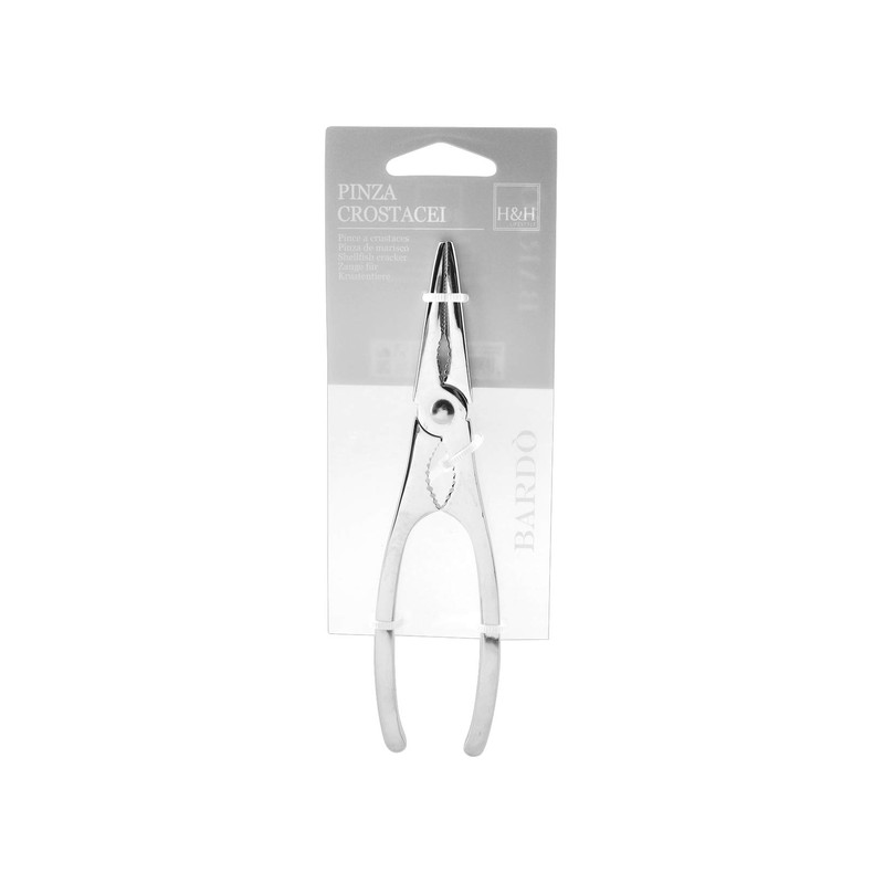 H&H Pinza per Crostacei, Legno, Acciaio, 24x2x9 cm