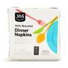 365 by Whole Foods Market, Dinner Napkins, 2-Ply, 100 Count