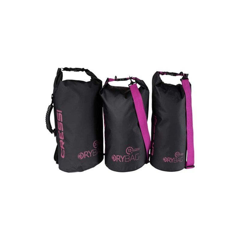 Cressi 5 litros, Negro/Rosa