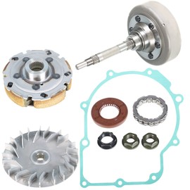 marddpair Primary Sheave Pad Shoe with Gasket Clutch Drum Housing Replacement for Yamaha Rhino 660 Grizzly YFM660 5KM-17611-00-00