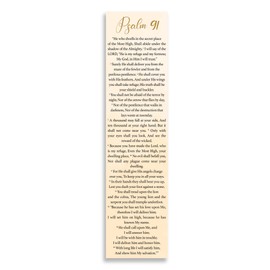 Bible Verse Psalm 91 Christian Bookmarks, Christian Bookmark, Page Marker Divider, Christian Gifts for Men Woman Father Mother Faith Hope Encouragement (Pack of 8)