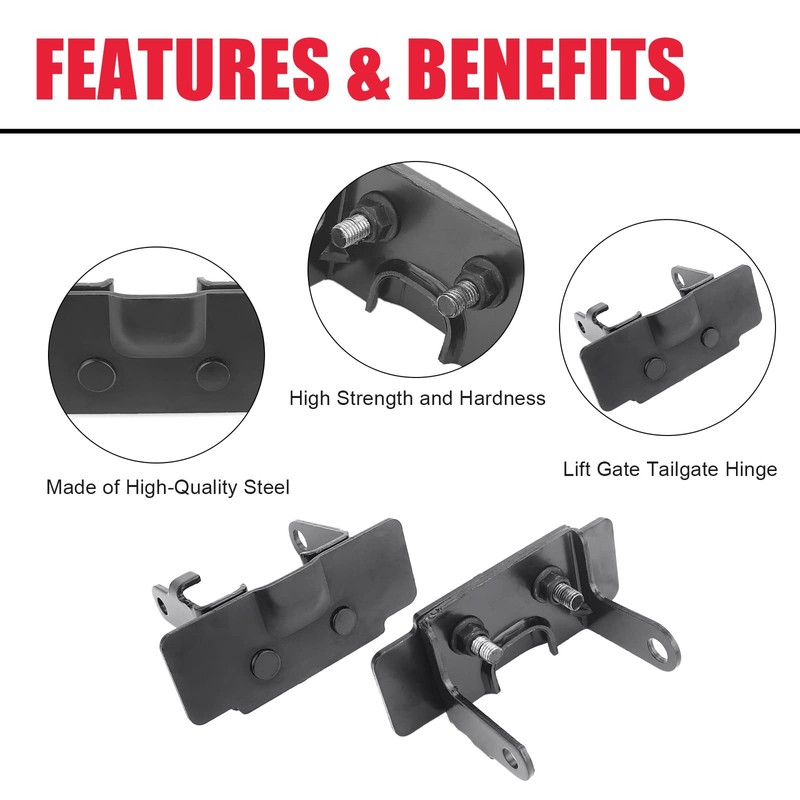 Rear Lift gate Hinge（1Pair） Fits for Chevy Trailblazer GMC Envoy