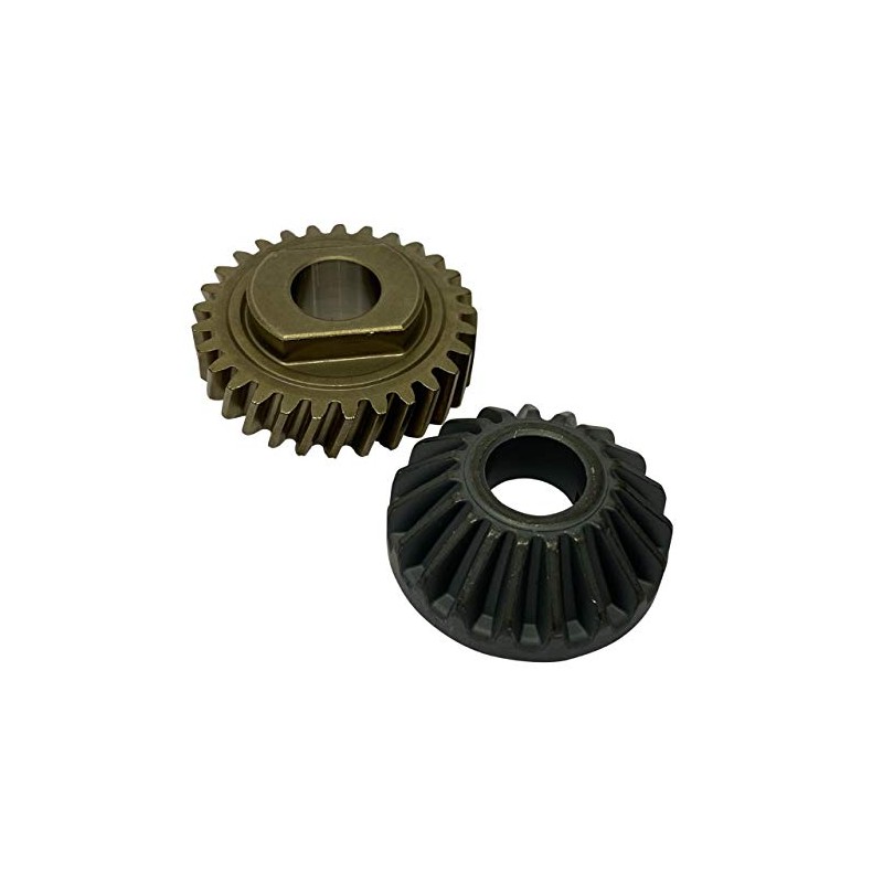 6QT Stand Mixer Worm Gear Follower and Bevelled Gear. Compatible
