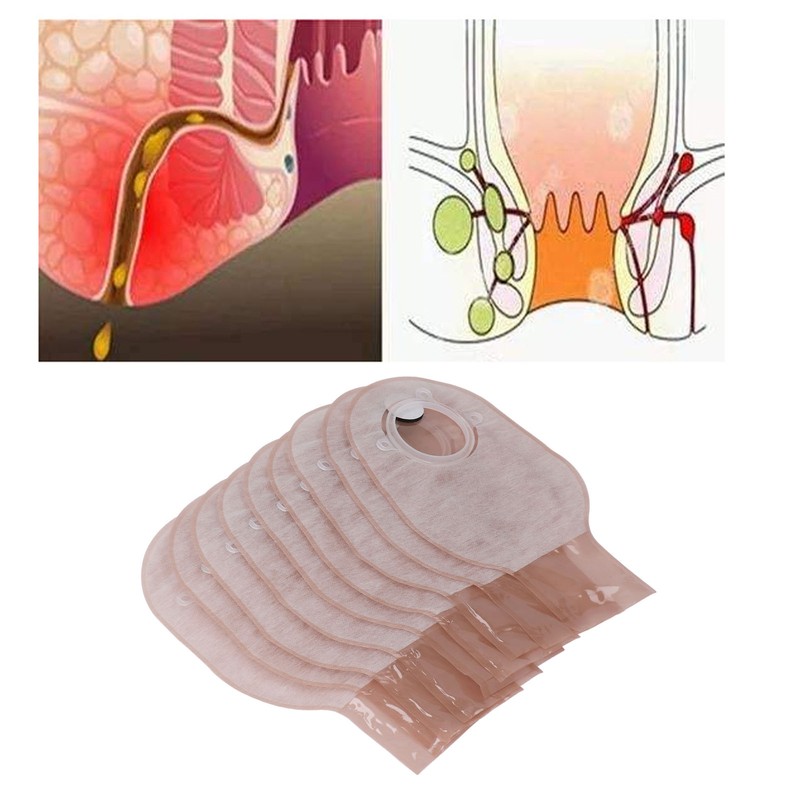10PCS Colostomy Bags Non Woven Fabric One Piece Ostomy Bag