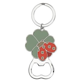THUN Metal Bottle Opener with Clover and Ladybird Ella
