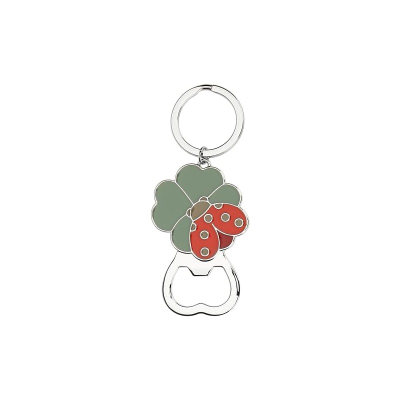 THUN Metal Bottle Opener with Clover and Ladybird Ella