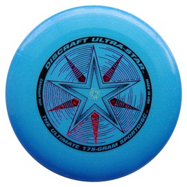 Discraft 175 gram Ultra Star Sport Disc, Blue Sparkle with Deluxe Packaging