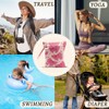 2Pcs Pink Bow Wet Bags 12x10 Inch, Heart Waterproof Travel