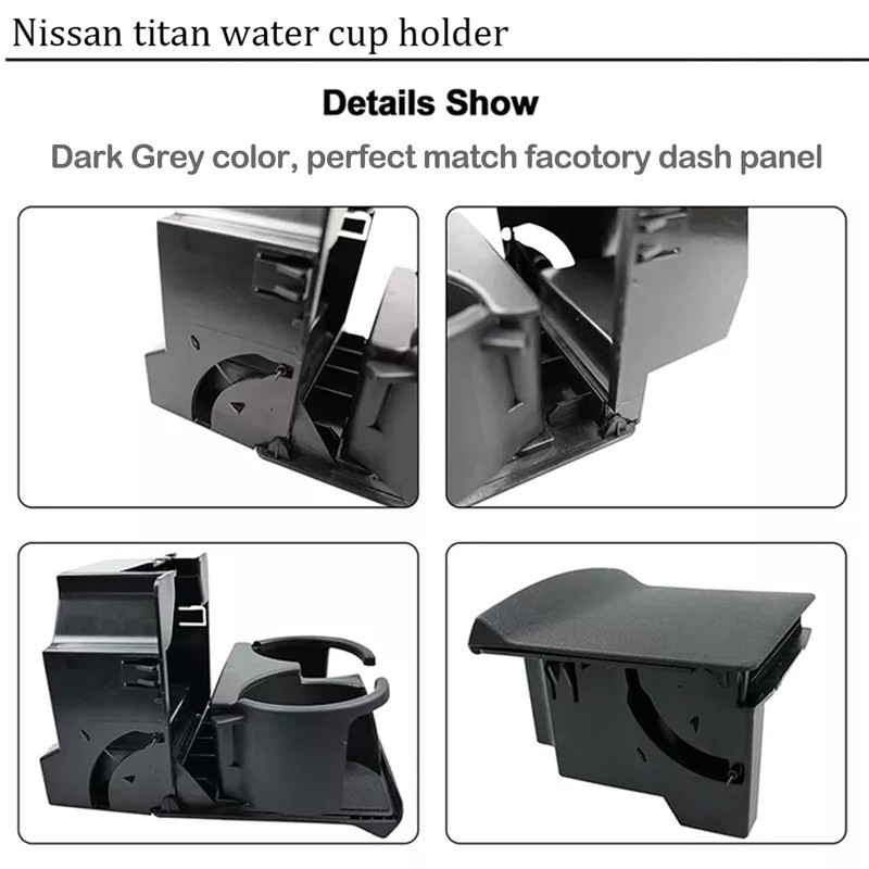 96967-9FD0B Instrument Panel Cup Holder Insert for Nissan Titan 2004-2015
