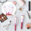 18pcs Clear Makeup Brush Covers, 9 Sizes, Plastic