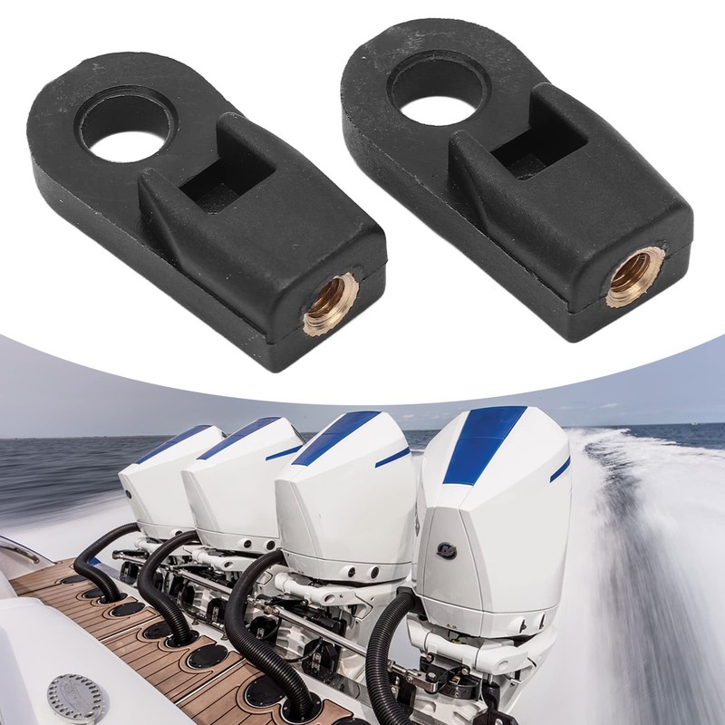 Outboard Control Box Cable End Connector,2pcs Control Box Cable End