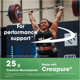 Optimum Nutrition Creatine Capsules with 2500 mg of Unflavoured Creatine Monohydrate per Serving, Creatine Food Supplement Capsules to support performance, 100 Servings, 200 Capsules