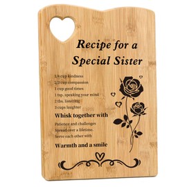 Sister Gifts,Sister Birthday Gifts,Big Sister Gifts,Gifts for Sister,Sister Gifts from Sister,Gifts for Sisters Adults,Sister in Law Gifts,Presents for Sister,Sister Christmas Gifts,Chopping Board