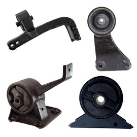 OMNI5 K4646 Engine Motor & Transmission Mount Kit 4pc Compatible with Fits 1992-1993 Hyundai Elantra 1.6L MANUAL | A6105 A6137 A6611 A6116