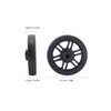 4 Sets Suitcase Repair Wheels with Covers PVC Wheel Casters