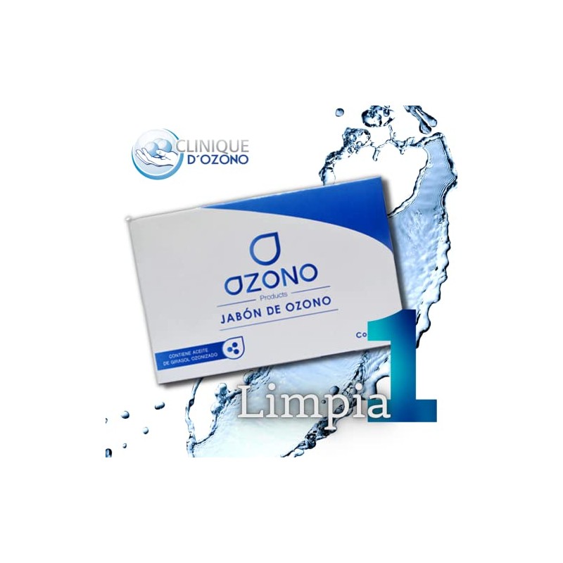 Jabón Ozonizado Antiséptico | Con aceite de Girasol | Efecto