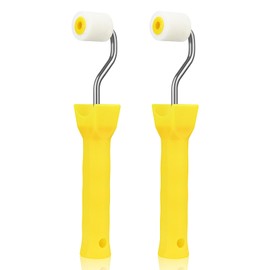 2 Pcs Foam Paint Roller Mini Paint Rollers for Touch up Trim Edge or Corner Extra Small Paint Wool Brushes Tiny Painting Tool for Professional Painting Results 1 Inch Roller